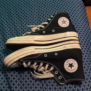 CONVERSE Chuck 70 Black High Top Shoes 8.5 Mens